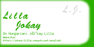 lilla jokay business card